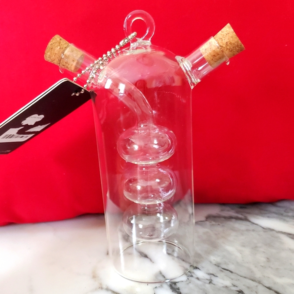 Masterclass clear glass oil & vinegar cruet